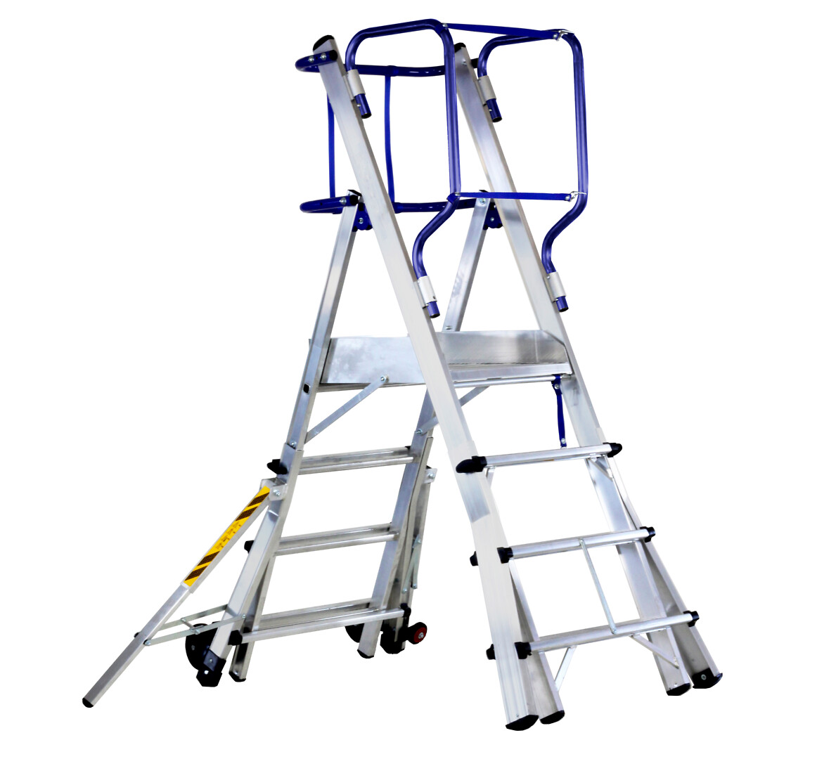Etra Oy Adjustable platform Ladder 4 steps